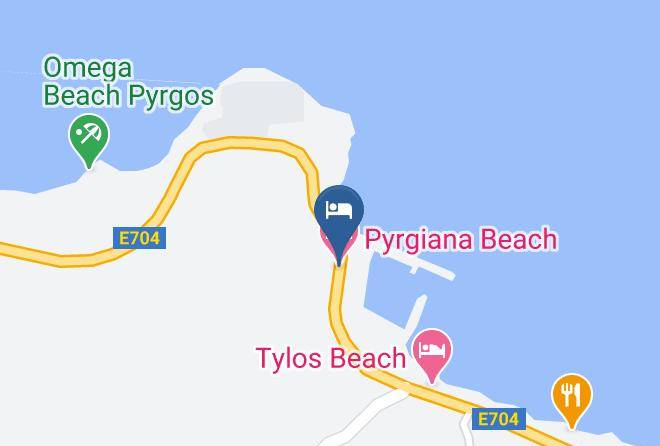 Cyprus - Pyrgiana Beach Hotel Maps
