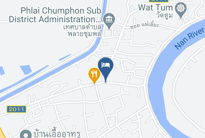 Pyrmont Ville Hotel Phitsanulok Map