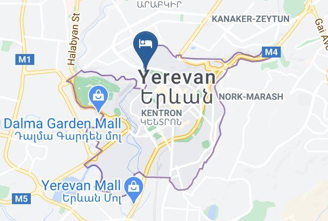 Yerevan - Qarandzav Hotel Maps