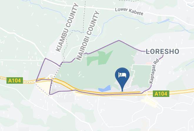 Nairobi - Qaribu Inn Maps