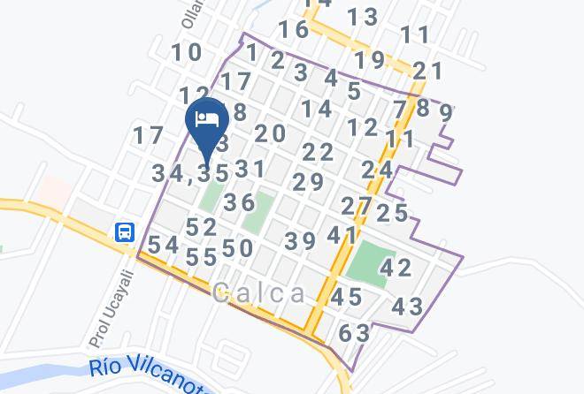 Calca - Qasana Hotel Plaza Calca Maps