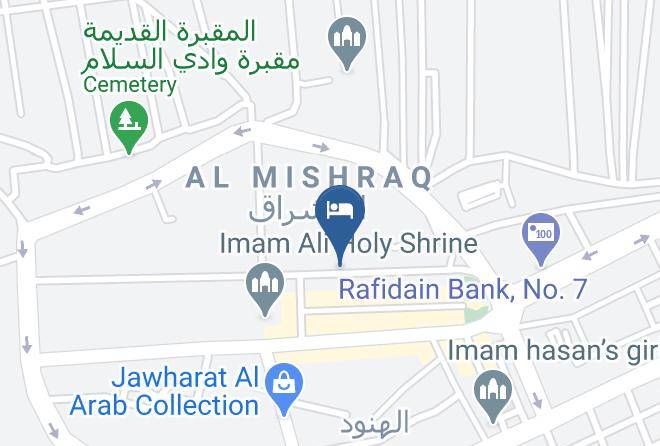 Najaf - Qasr Al Dur Hotel Maps