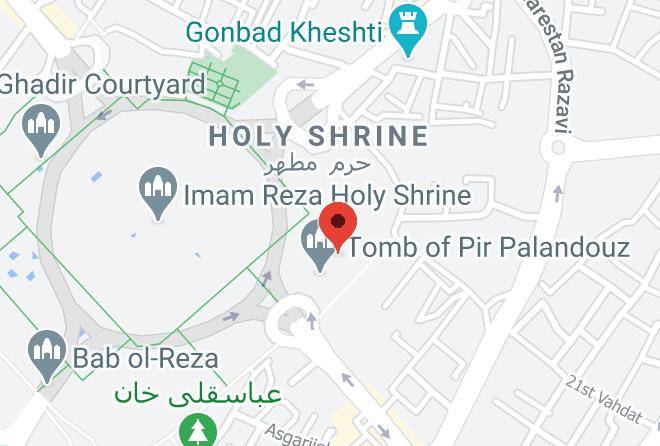 Birjand - Qasr Al Ziafat Hotel Maps