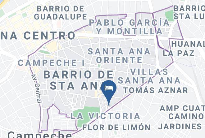 Campeche Barrio Santa Ana - Qatar Hospedaje Maps