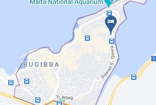 Saint Paul S Bay - Qawra Palace Hotel Maps