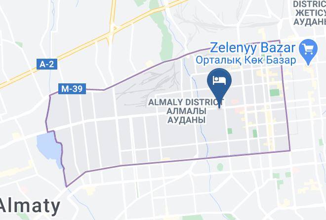 Almaty City - Qazybek Hotel Maps