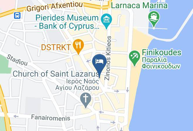 Larnaca - Qbic City Hotel Maps