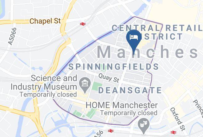 Greater Manchester - Qbic Hotel Manchester Maps