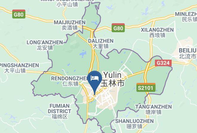 Yulin - Qeckin Hotel Maps