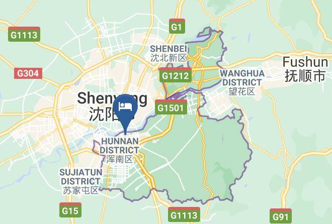 Shenyang - Qianbaidu Hotel Maps