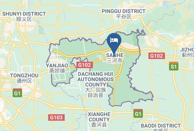 Langfang - Qiancun Fashion Express Hotel Lanfang Sanhe Maps