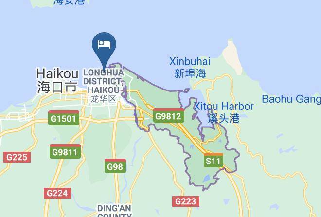 Haikou - Qiandao Sea View Hotel Maps