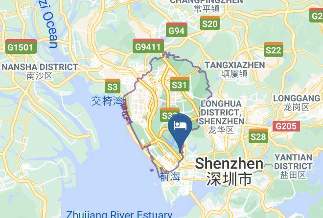 Shenzhen - Qianhai Holiday Hotel Maps