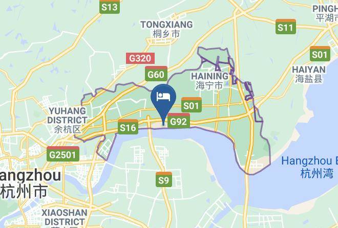 Jiaxing - Qianjiang Junting Hotel Haining Maps