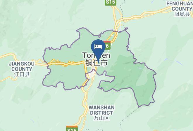 Qianjing Business Hotel Tongren Map