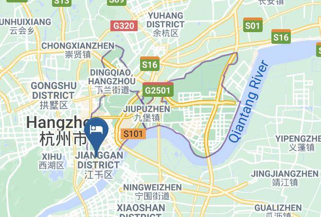 Hangzhou - Qiankang Boutique Hotel Maps