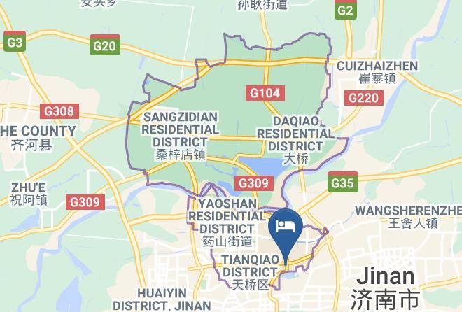 Ji Nan - Qianna Hotel Maps
