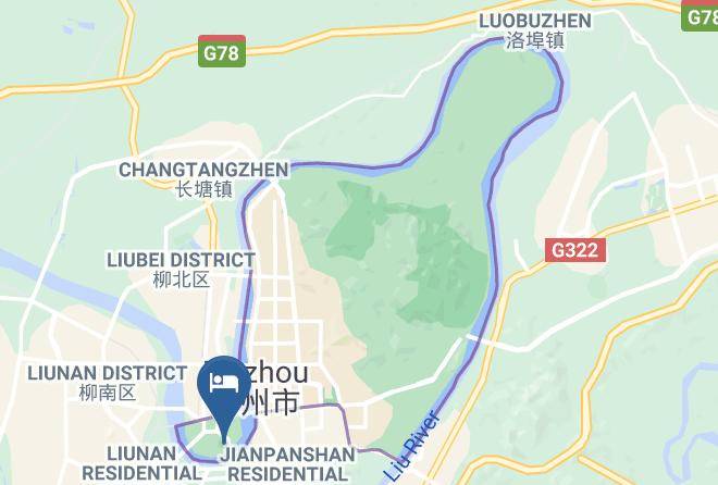 Liuzhou - Qianniu Hotel Maps