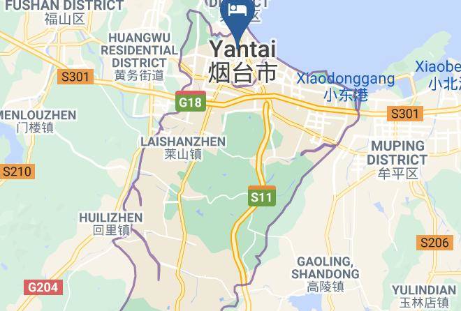 Yantai - Qianweiyongju Hotel Maps