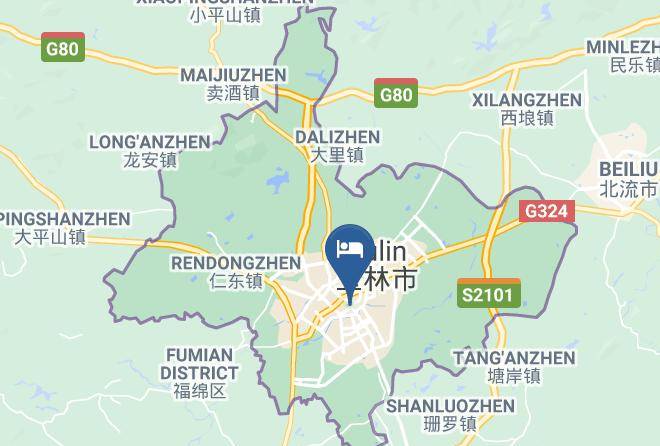 Yulin - Qianyi Hotel Maps