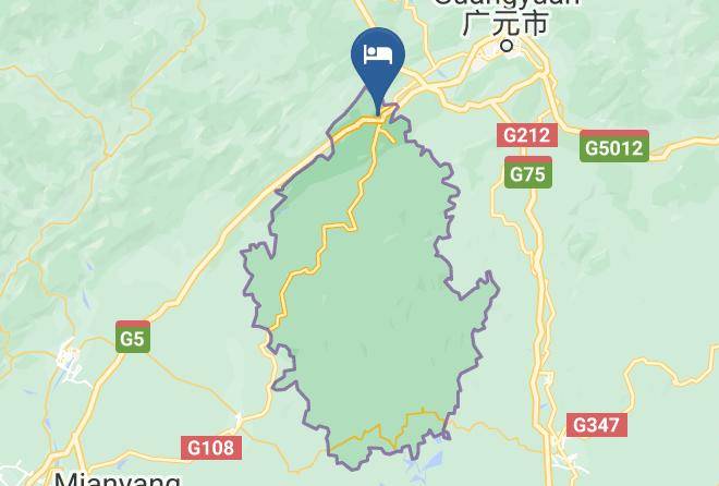 Guangyuan - Qianyuan Hotel Maps