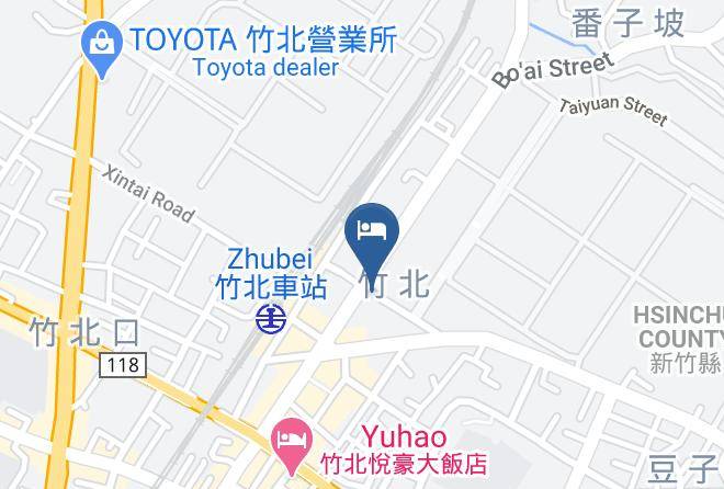 Hsinchunty - Qiaolian Hotel Maps