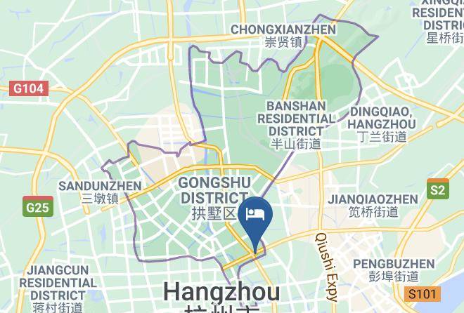 Hangzhou - Qiaomei Express Hotel Maps