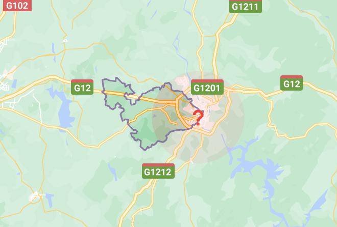Chuanying District - Qiaoshan Beidahu Resort Hotel Maps