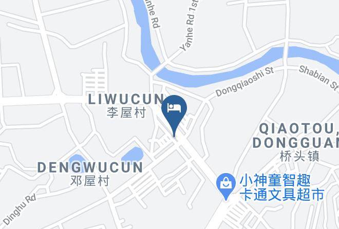 Dongguan - Qiaotou Yuquan Hotel Maps