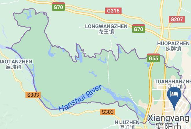 Xiangyang - Qilinwan Hotel Maps