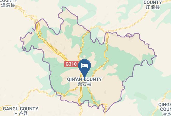Tianshui - Qin An Hotel Maps