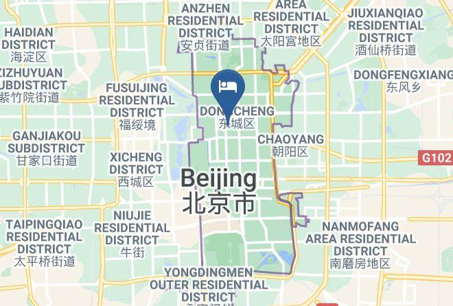Qinfu Hotel Beijing Nanluogu Lane Houhai Map