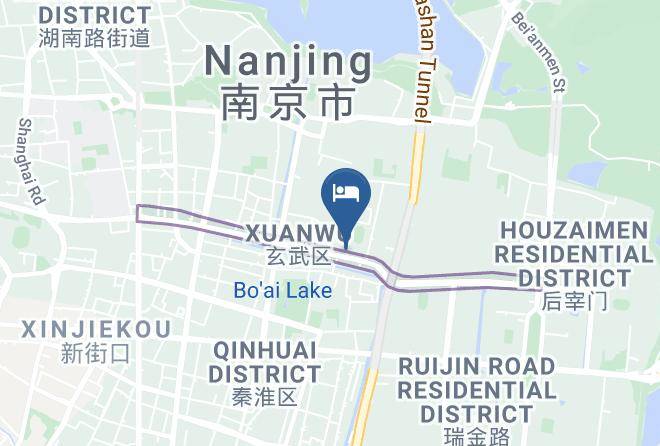 Nanjing - Qing Mu Hotel Zhujiang Road Nanjing Maps