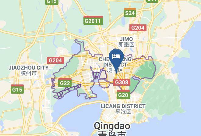 Qingdao - Qingdao 368 Hotel Liuting Airport Maps