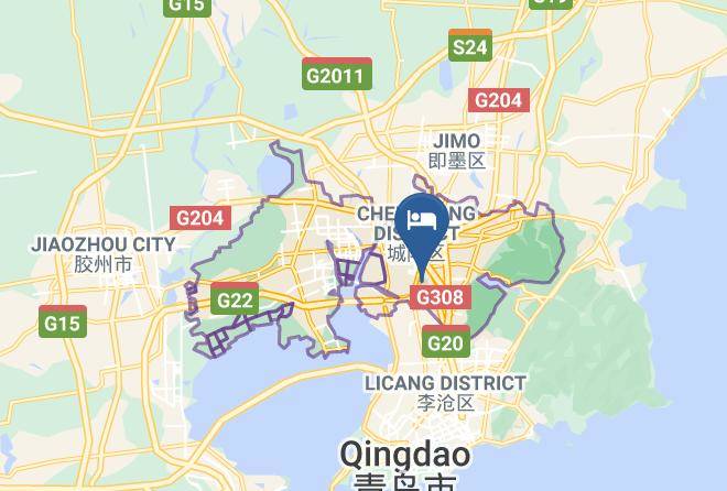 Qingdao - Qingdao Moon Palace Hotel Maps