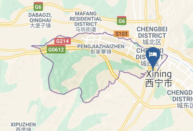 Xining - Qinghai Tonghang Hotel Maps