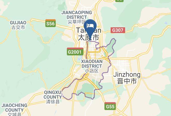Taiyuan - Qinglong Hotel Maps