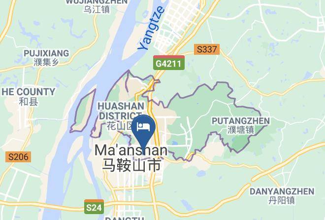 Maanshan - Qingmu Hotel Maps