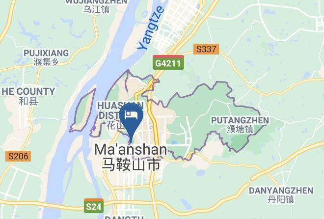 Maanshan - Qingmu Maanshan Centre Garden Hotel Maps