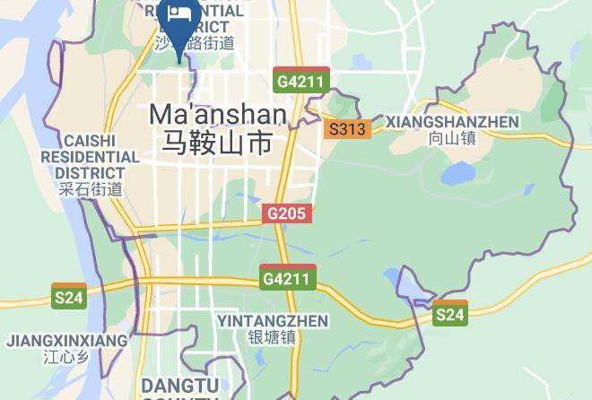 Maanshan - Qingmu Plus Hotel Ma'anshan Huxi North Maps