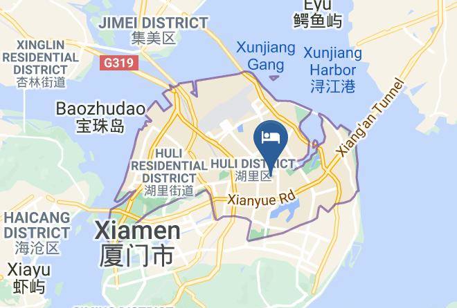 Xiamen - Qingnianyangguang Hotel Maps