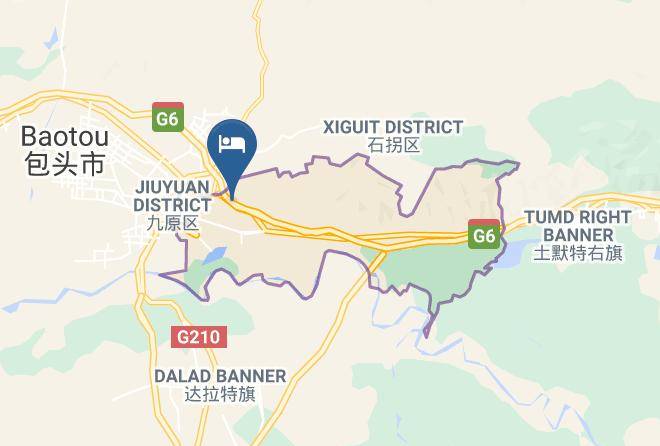 Baotou - Qingshan Hotel Baotou Maps
