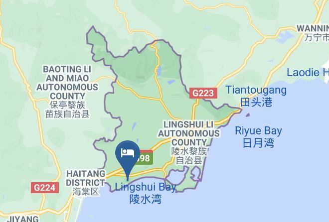 Lingshui Lizu Aut County - Qingshuiwan Xingxin Sea View Vacation Hotel Maps