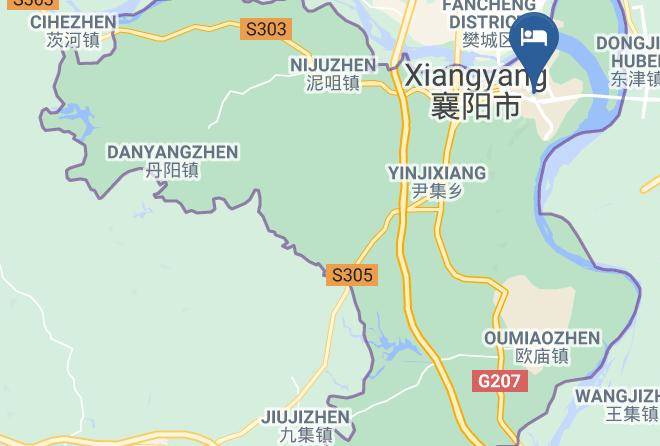 Xiangyang - Qingshun Hotel Maps
