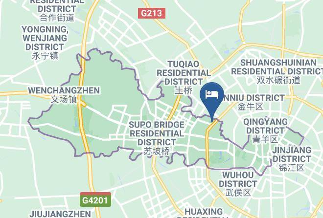 Chengdu - Qingxi Hotel Maps