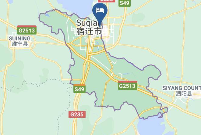 Suqian - Qinhuai Hotel Maps