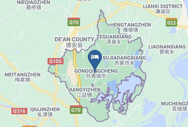 Qinke Business Hotel Gongqing Map