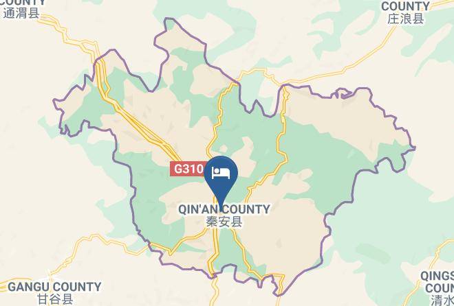 Tianshui - Qinrong Hotel Maps