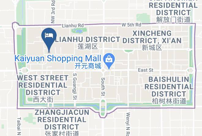 Xi An - Qinxing Hotel Maps