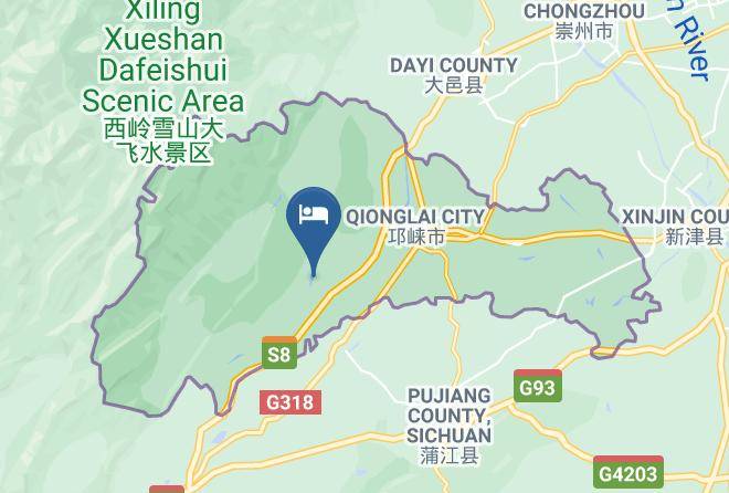 Chengdu - Qionglai Huajian Shuli Inn Maps